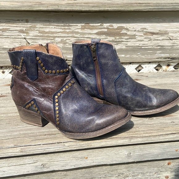 Circle G By Corral Studded Star Inlay Booties Women's Size 10.5 - Picture 9 of 12